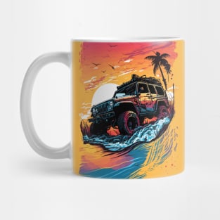 Off-Road Adventure T-Shirt | 4x4 SUV Tee for Outdoor Enthusiasts Mug